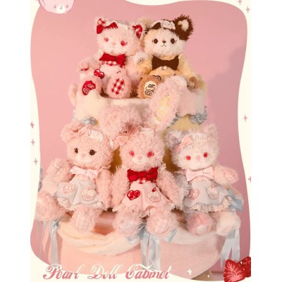 Pearl Doll Cabinet Cupcake Plush Fur Doll Bags(Reservation/Full Payment Without Shipping)